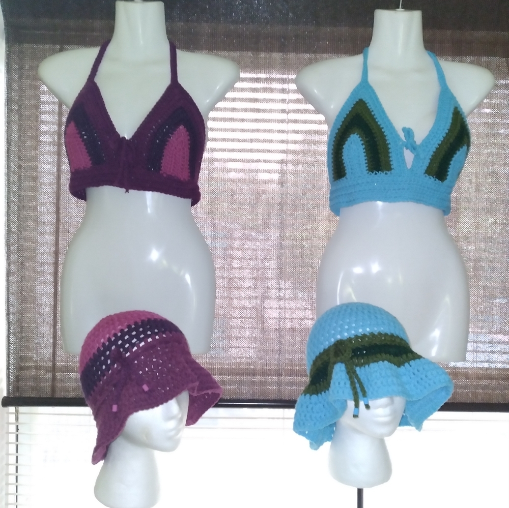 Bralettes n Sun Hat Sets!!!🌞⛱️😎